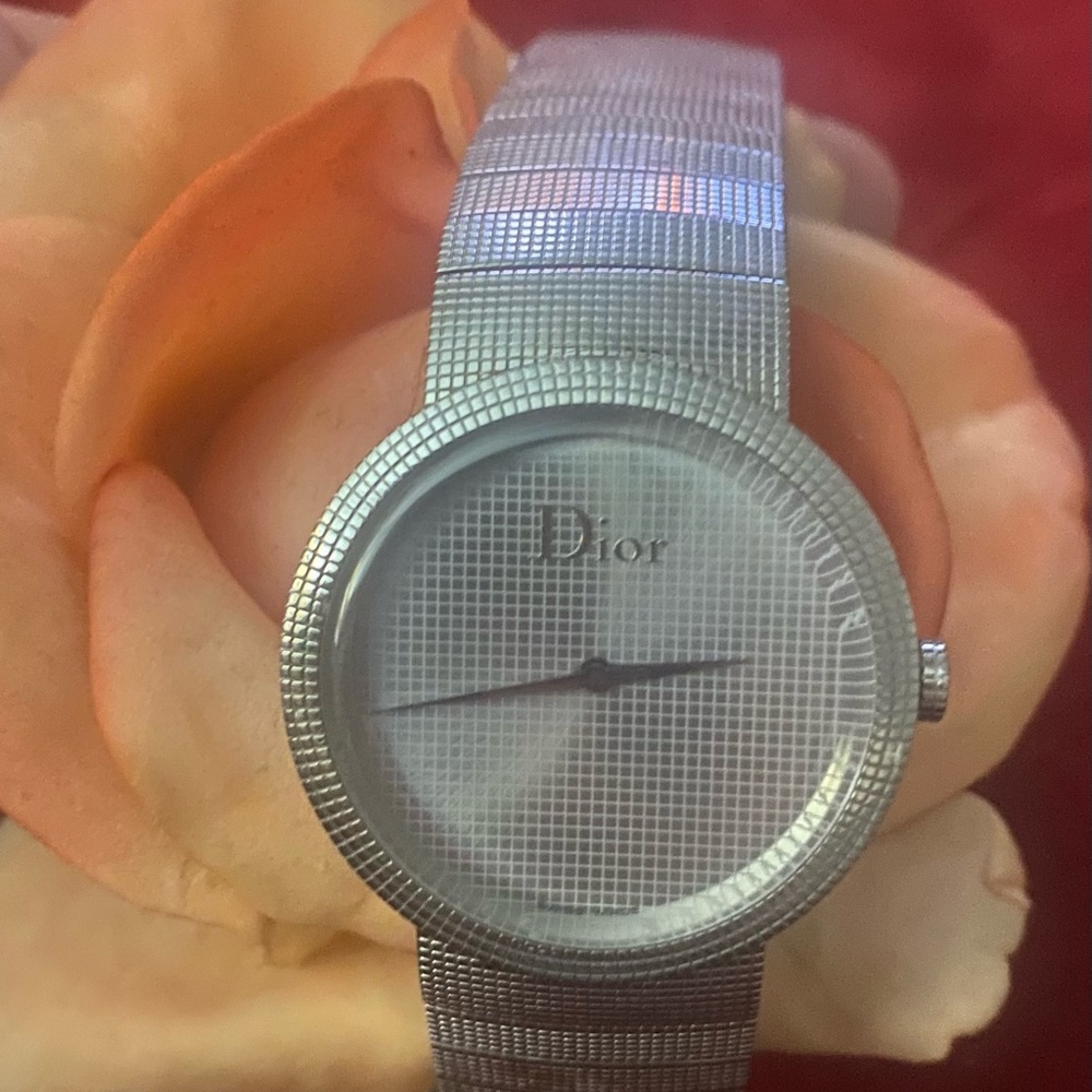 COPY - Auténtico Christian Dior Woman’s Wrist Watch Round Case Quartz  Silver A…